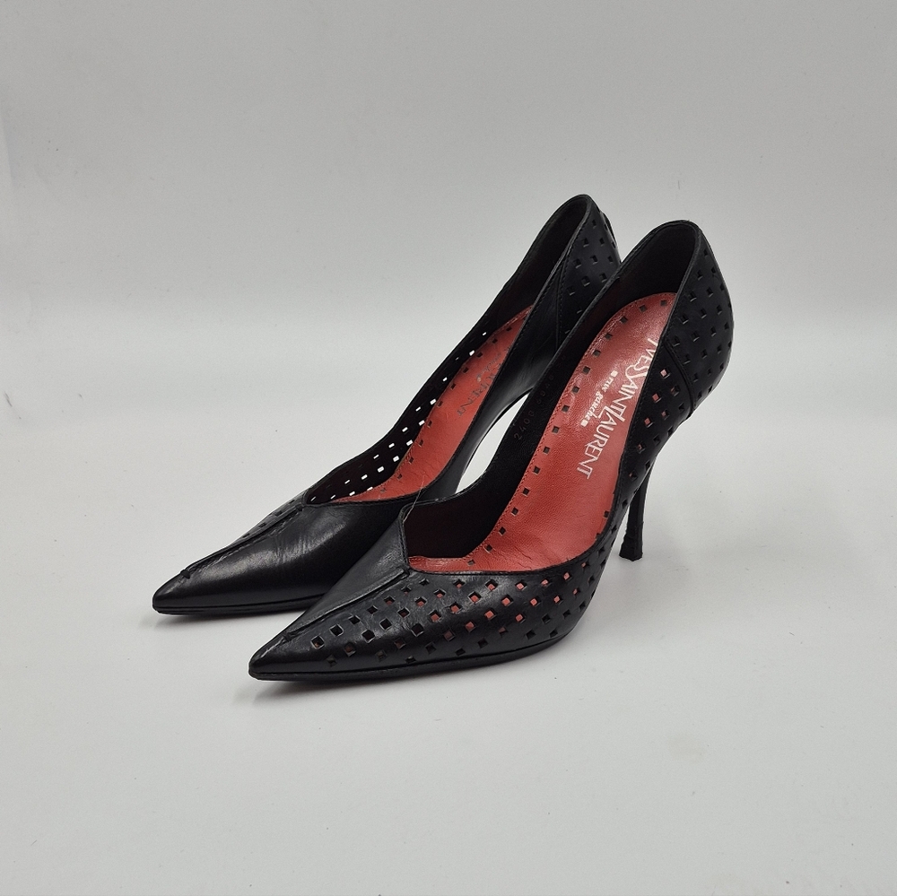 Yves Saint Laurent-Perforated Pump